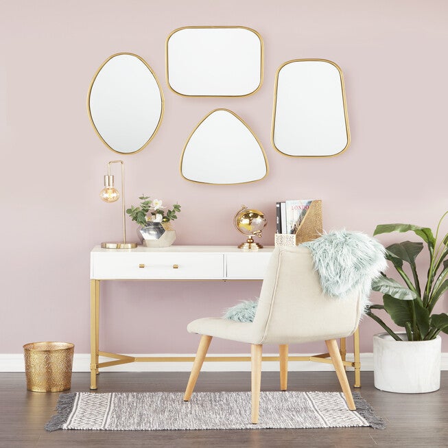Cosmoliving By Cosmopolitan Set Of 4 Wall Mirror, , alternate image number 8