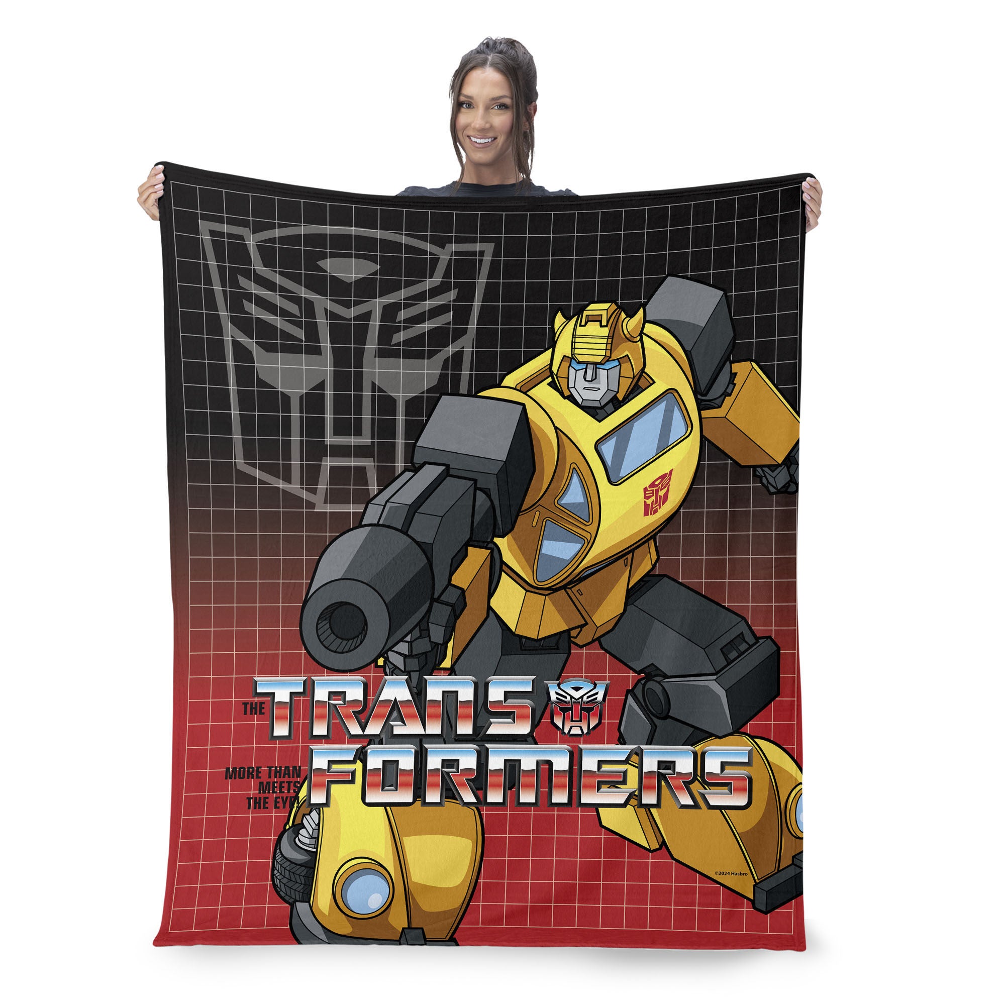 Hasbro Transformers G1 Optimus Prime And Megatron Silk Touch Sherpa Throw Blanket 50X60 Inches, TRANSFORMERS, alternate image number 2