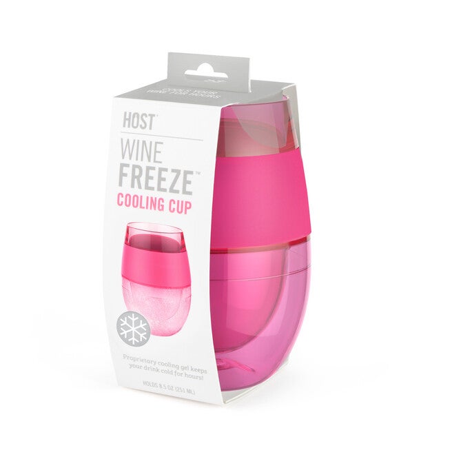 Wine Freeze Cooling Cup In Translucent Magenta, , alternate image number null