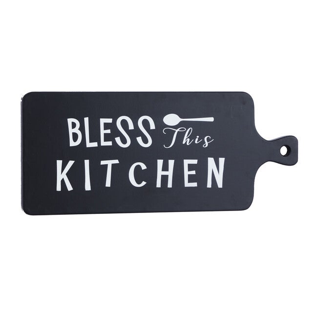Black Mdf Modern Farmhouse Wall Décor, , alternate image number null