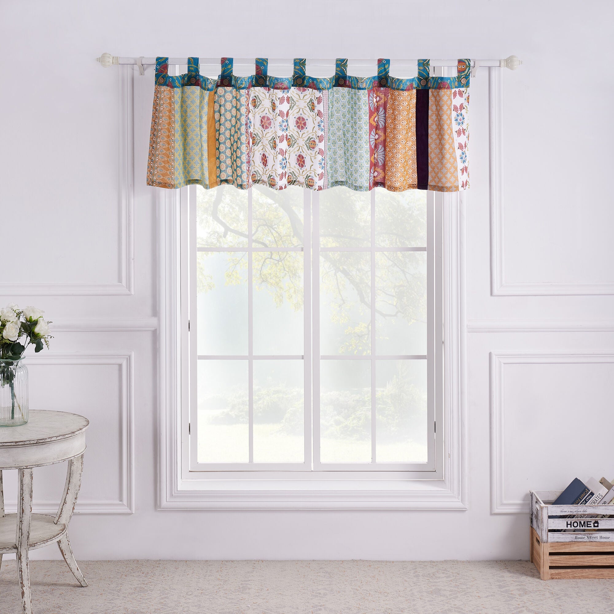 Thalia Window Valance Curtains, Tango, TANGO, alternate image number 3