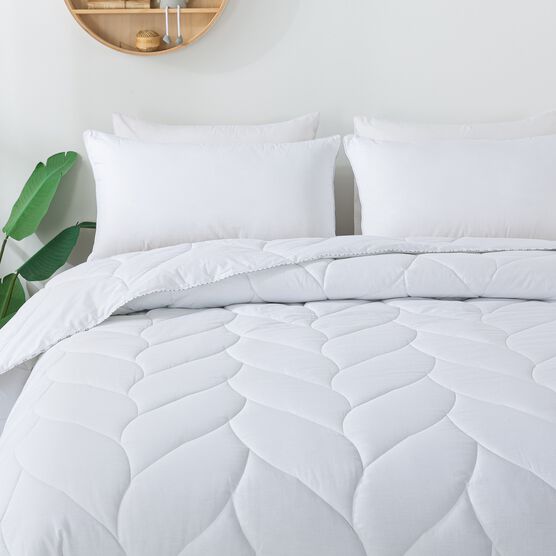Antimicrobial Cotton Down Alternative Comforter Comforters, , on-hover image number null