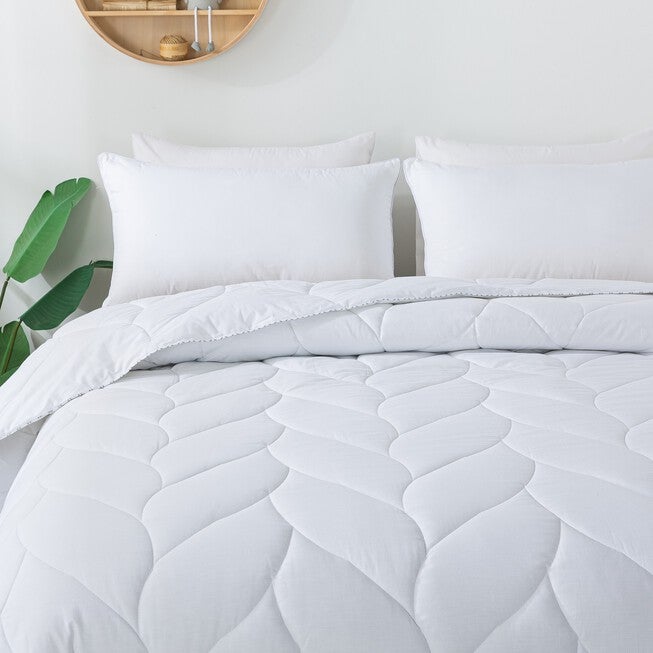 Antimicrobial Cotton Down Alternative Comforter Comforters, , on-hover image number 1