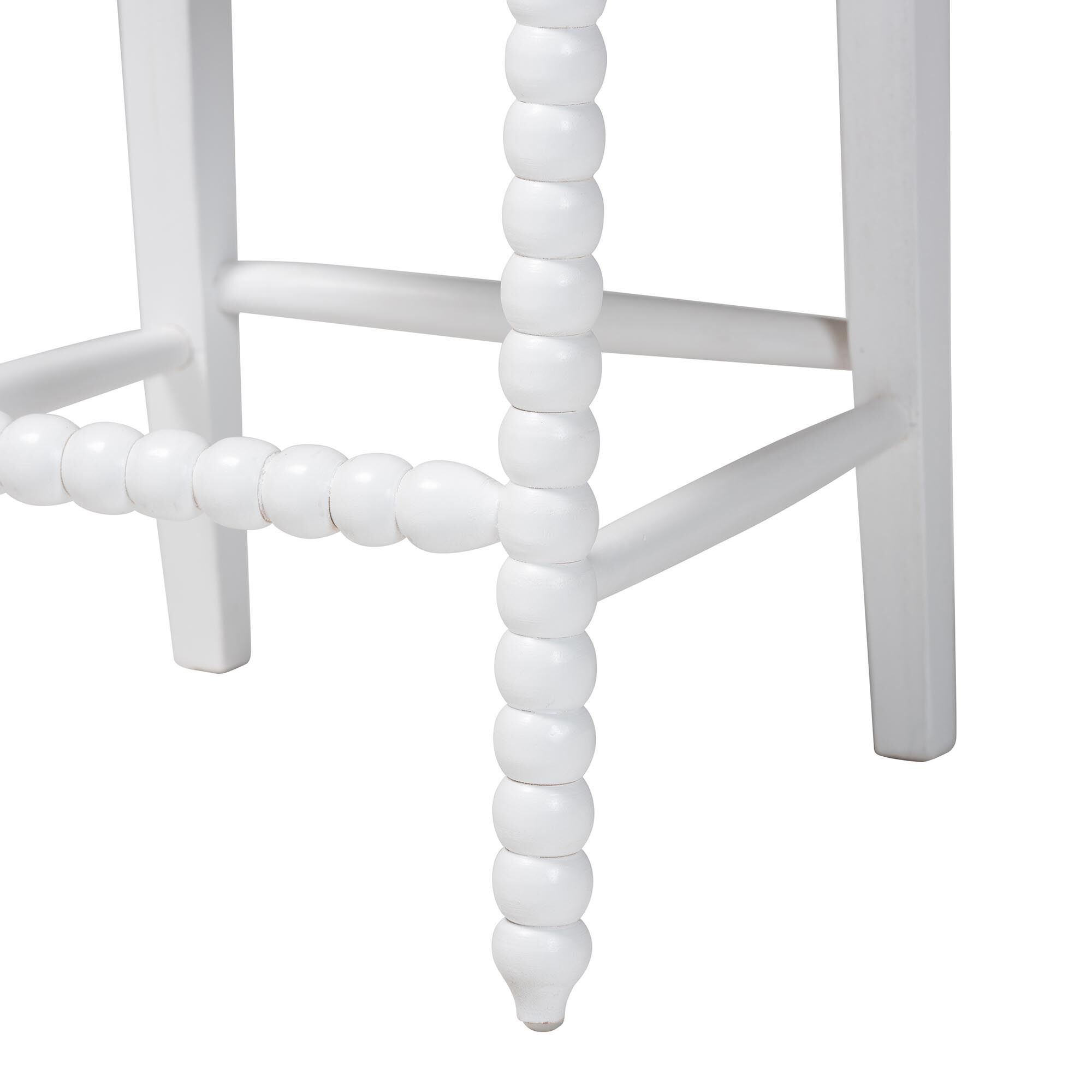 Deya Bobbin Counter Stool, WHITE, alternate image number 6