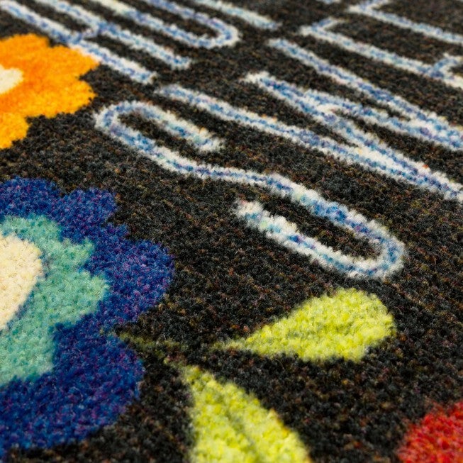 Home Sweet Flowers Kitchen Rug, , alternate image number null