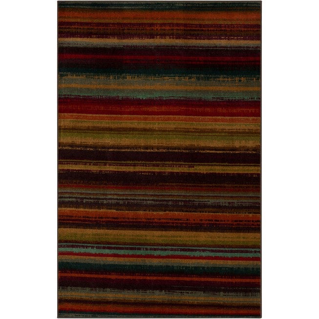 Boho Stripe Multi 6' X 9', MULTI, hi-res image number 0