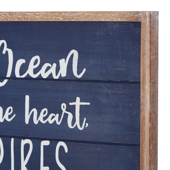 Blue Wood Farmhouse Wall Decor, , alternate image number null