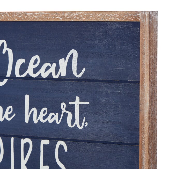 Blue Wood Farmhouse Wall Decor, , alternate image number 3
