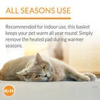 Heated Thermo Basket Pet Bed, , alternate image number null