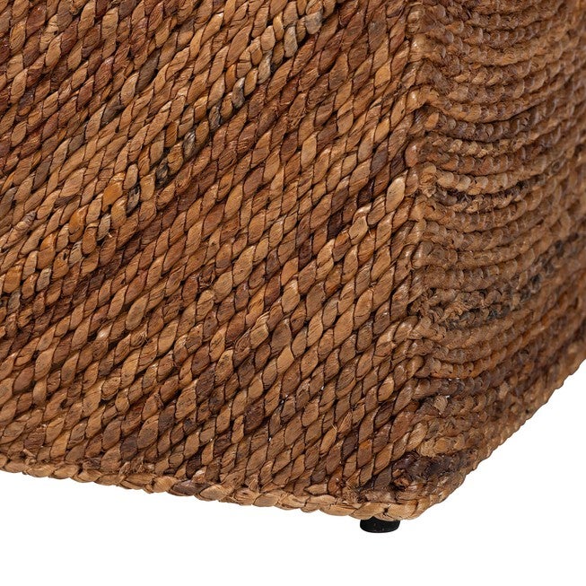 Verino Handwoven Seagrass Storage Bench, NATURAL BROWN, alternate image number null
