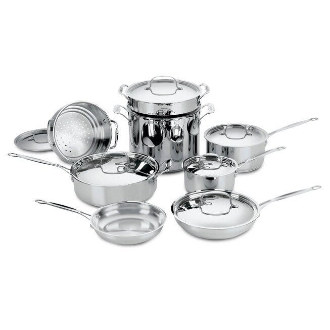 Cuisinart Chef's Classic Stainless 14-Pc. Set, STAINLESS, hi-res image number 0