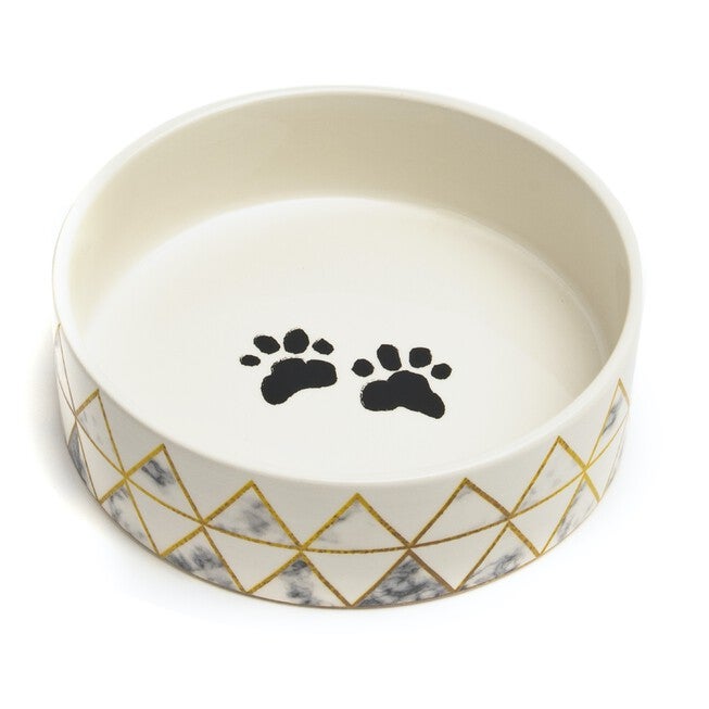 Set Of Two Lisbon Medium Pet Dog Bowls, , on-hover image number null