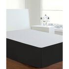 Luxury Hotel Classic Tailored 14" Drop Black Bed Skirt, , on-hover image number null