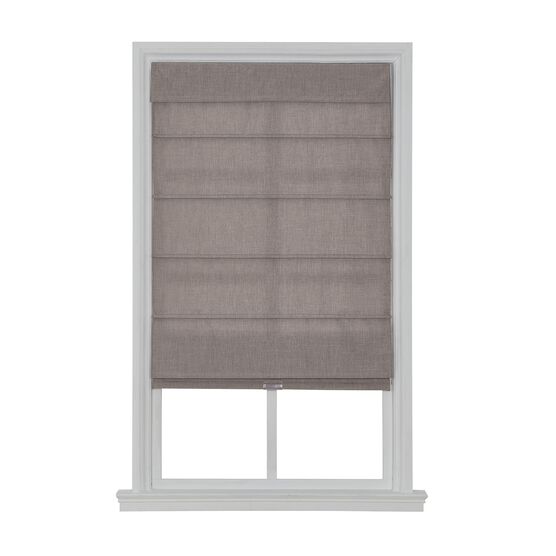 Cordless Light Filtering Fabric Roman Shades, , alternate image number null