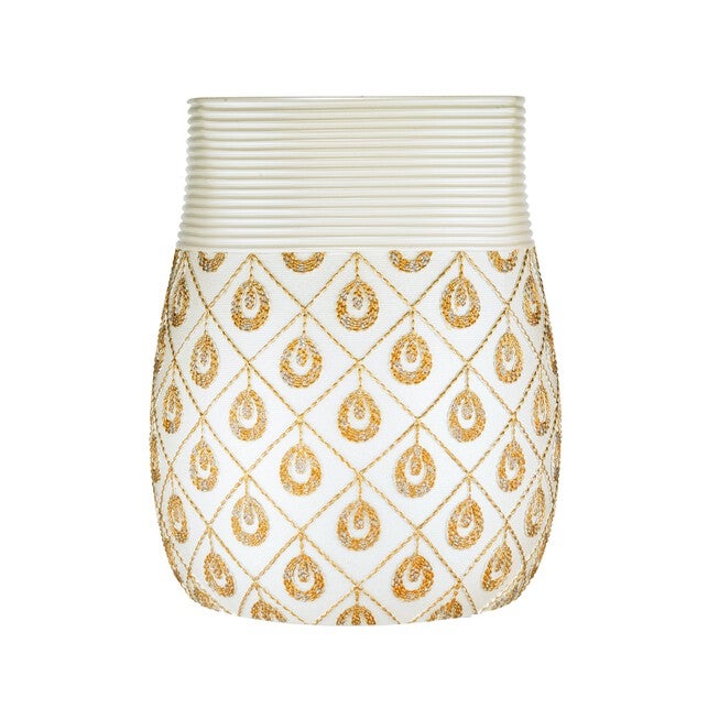 Seraphina Waste Basket, BEIGE GOLD, hi-res image number 0