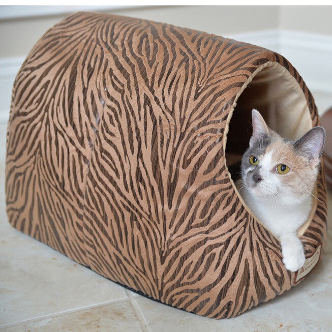 Winter Soft Warm Cat Dog Cave Bed, , alternate image number 2