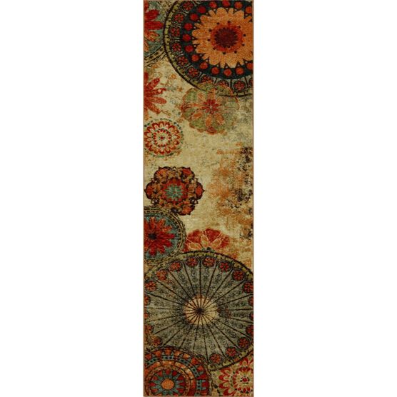 Caravan Medallion Multi 2' X 5', MULTI, hi-res image number null