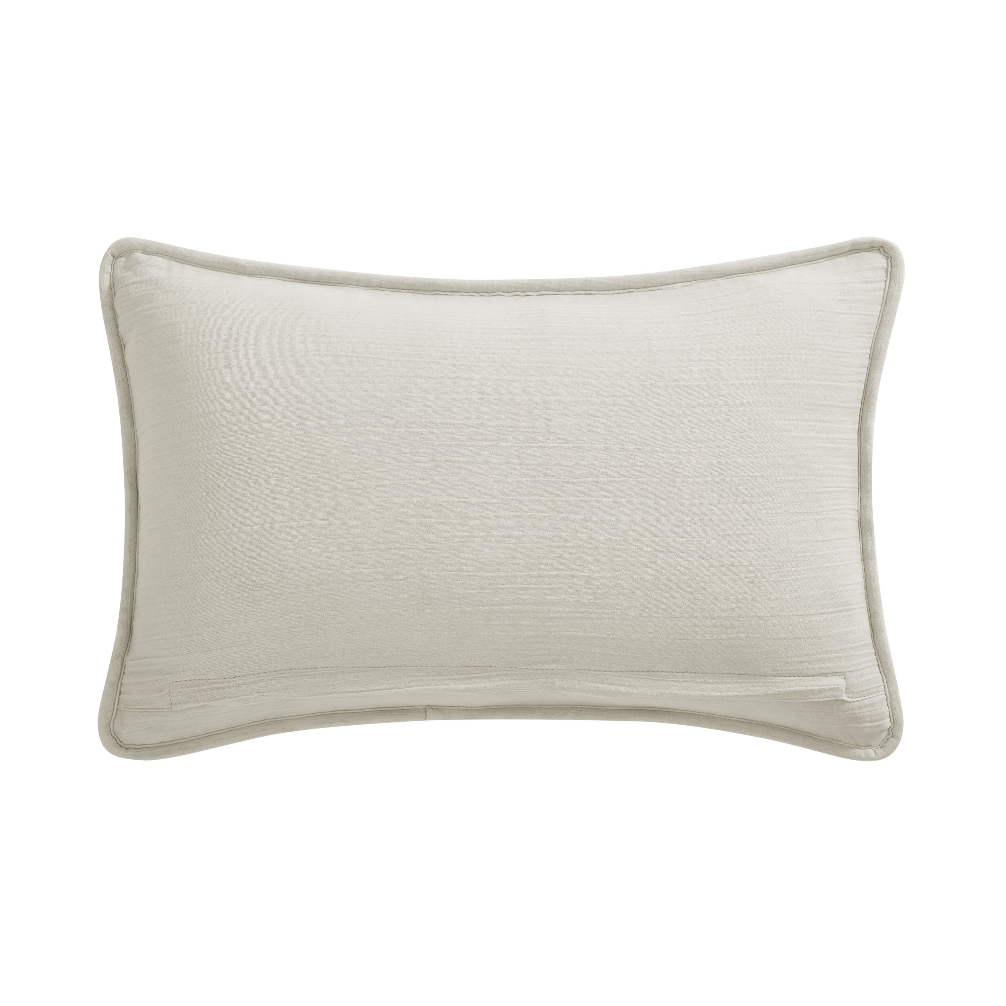 COVE QUILTED BOUDOIR DECORATIVE THROW PILLOW, GREY, alternate image number 2