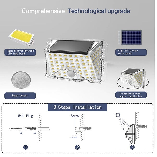 Super Solar Powered Light Solar Light, , on-hover image number null