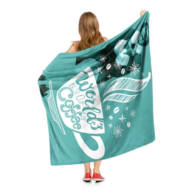 Wb Elf Best Coffee Silk Touch Throw Blanket, , alternate image number null