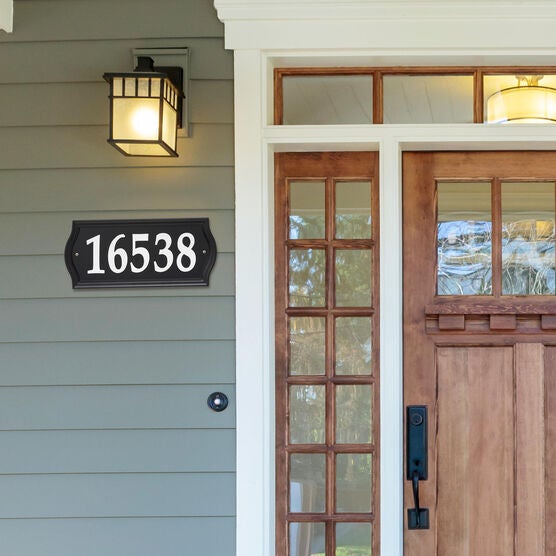 Nite Bright Ashland Reflective Address Numbers Sign, , alternate image number null