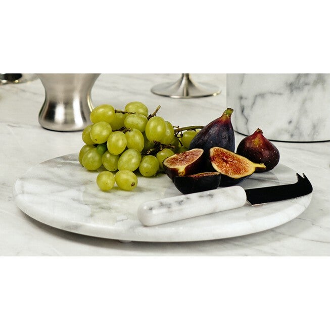 White Marble Cheese Board, , alternate image number null