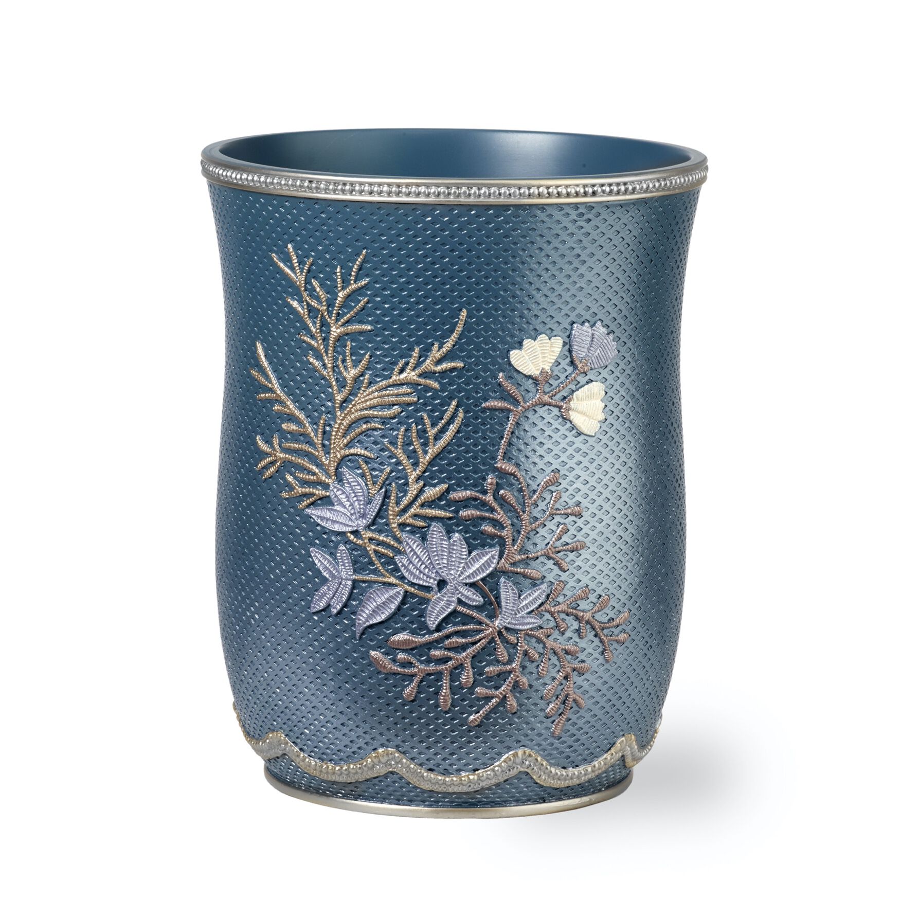 Capri Waste Basket, BLUE, hi-res image number 0