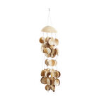 Gold Coconut Shells Coastal Windchime, , alternate image number null