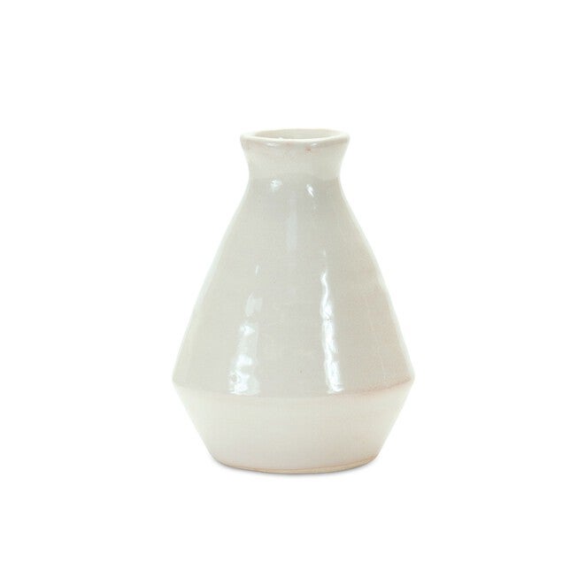 Vase (Set of 2) 7 inchesH Terra Cotta, WHITE, alternate image number 2