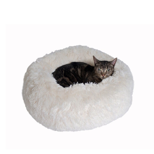 Ultra Plush Cat Dog Cuddler Bed, , on-hover image number 1