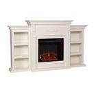 Tennyson Electric Fireplace with Bookcases, , on-hover image number null
