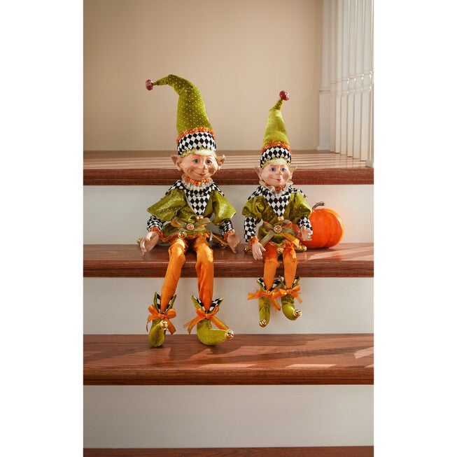38 inchesH Posable Harvest Elf, MULTI, hi-res image number null