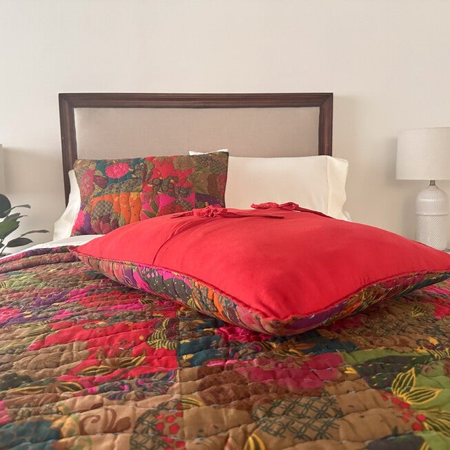 Floral Quilted Sham, , on-hover image number null