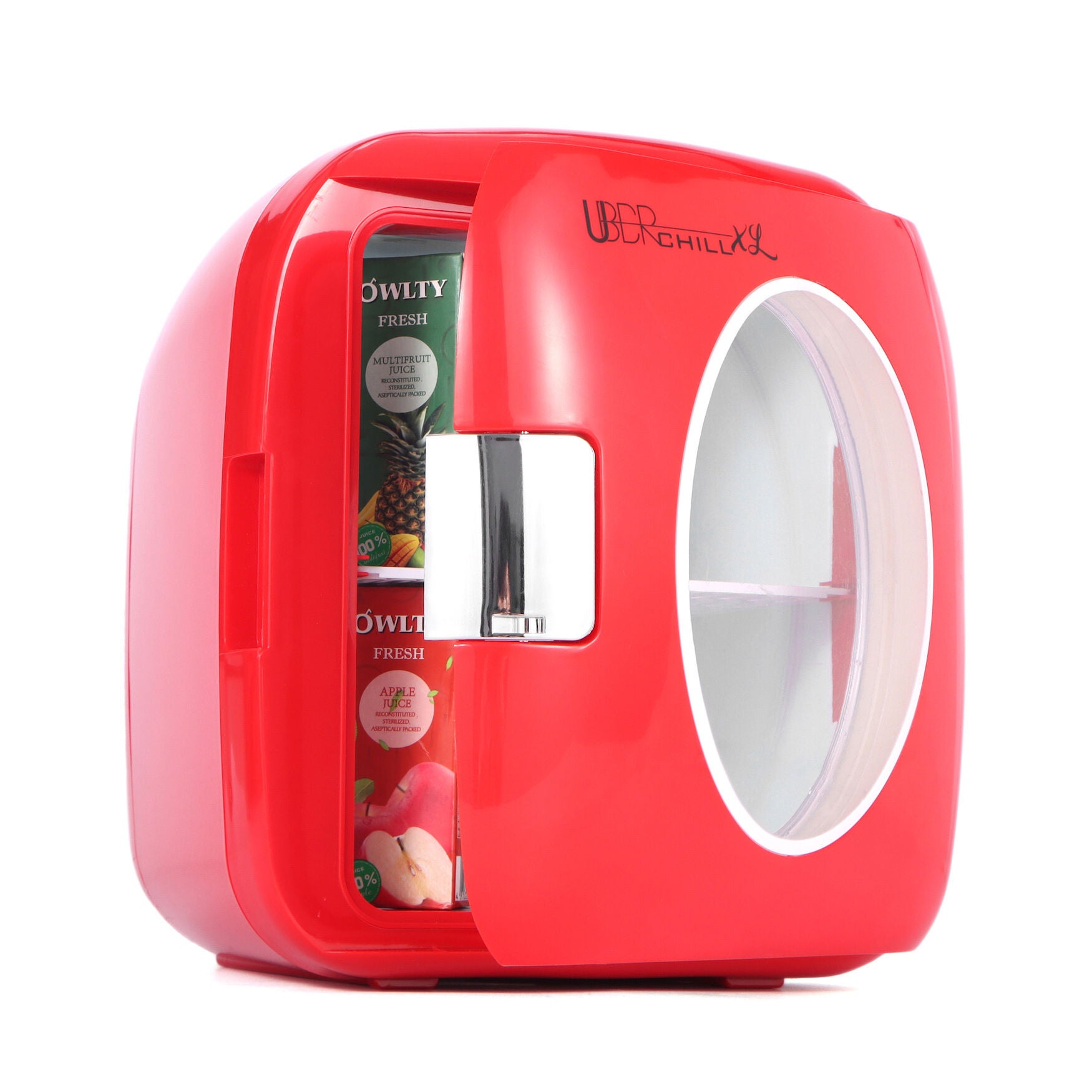 Uber Chill Xl 12 Can Mini Fridge - 9L, RED, hi-res image number 0