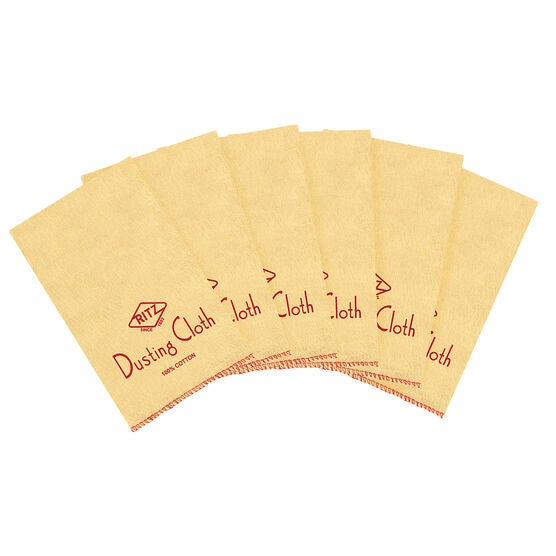 6Pk Dusting Cloth, YELLOW, hi-res image number null