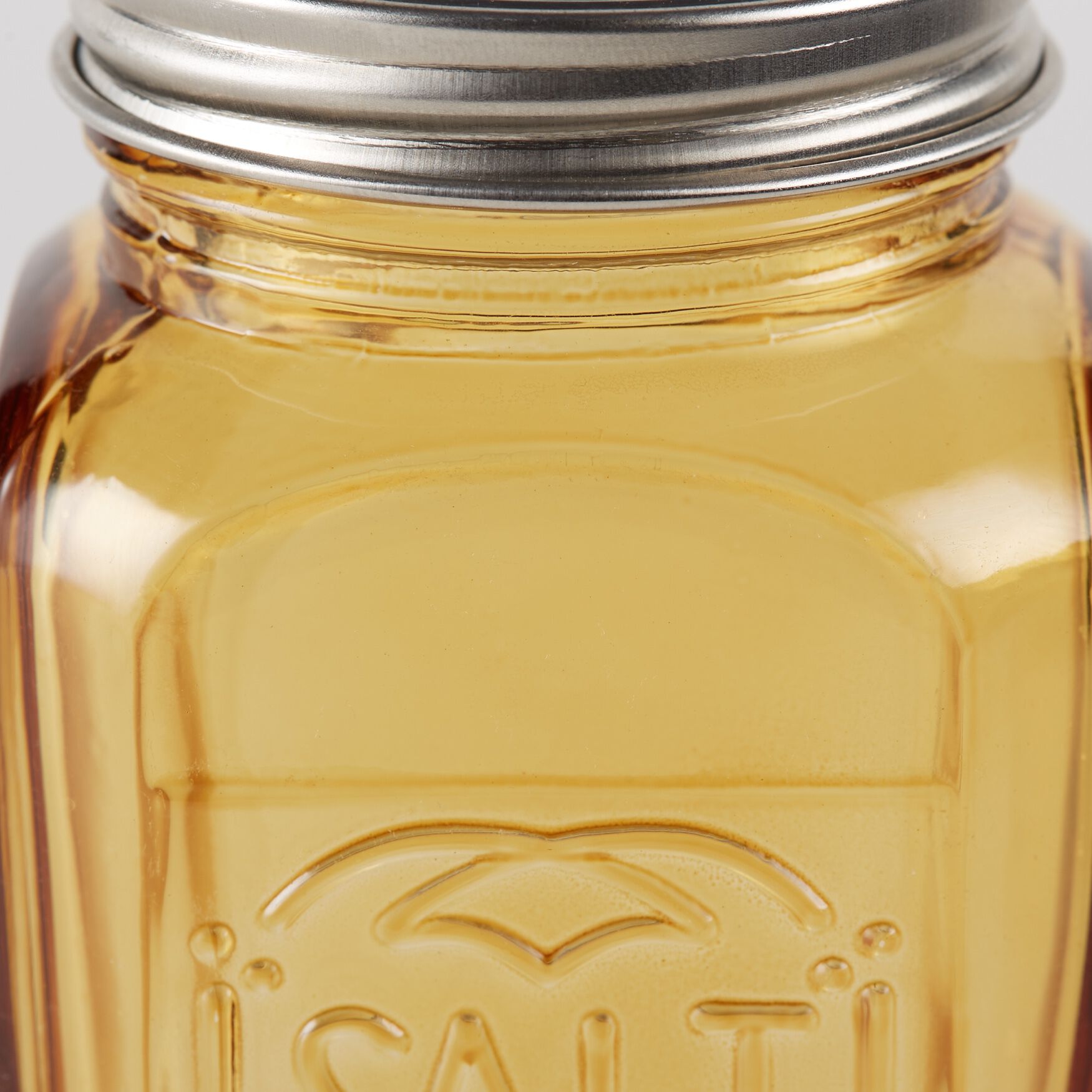 Retro Glass Salt & Pepper Set - Amber, , alternate image number 4