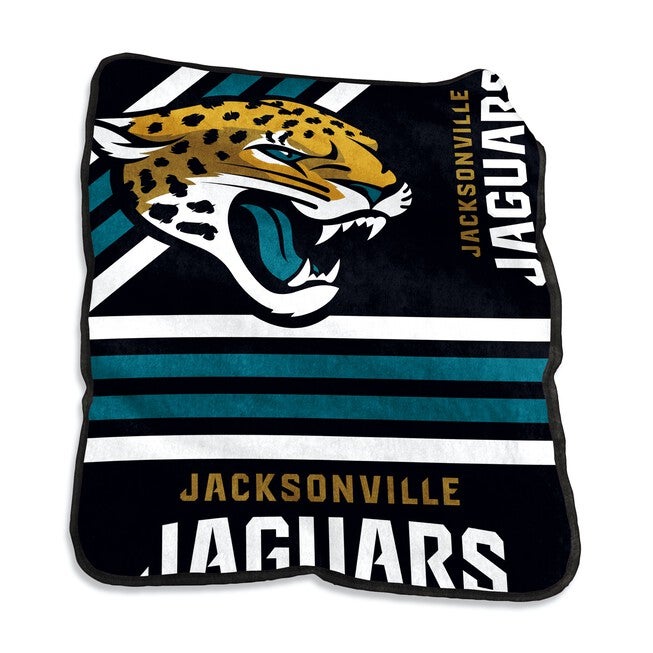 Jacksonville Jaguars Raschel Throw Home Textiles, MULTI, hi-res image number 0