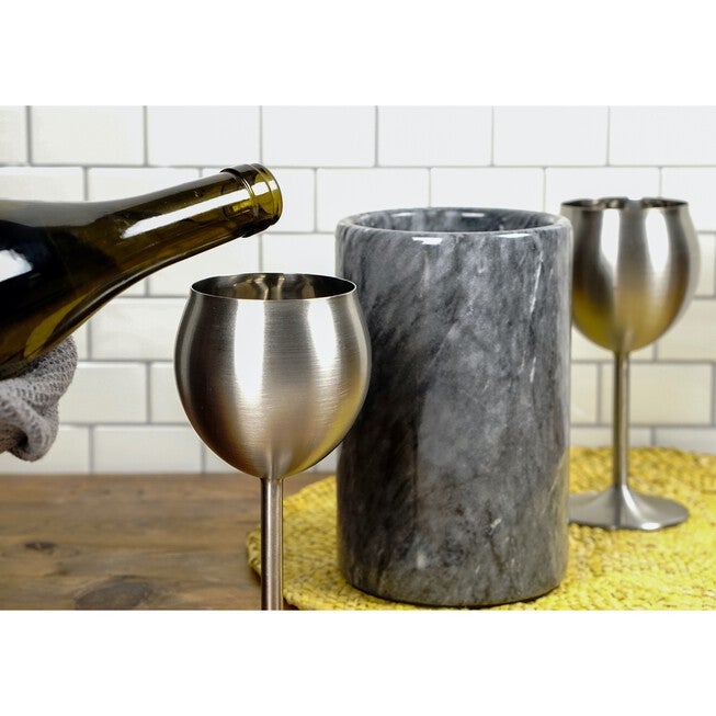 Grey Marble Wine Cooler, , on-hover image number 1