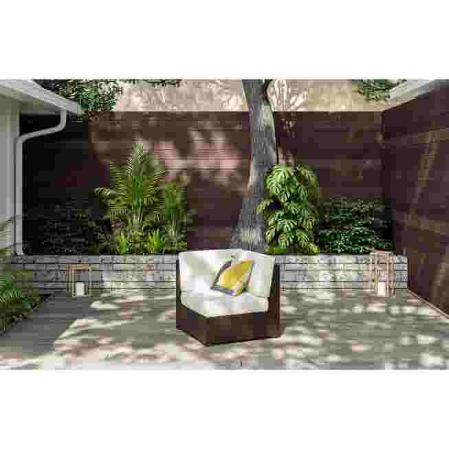 Palm Springs Outdoor Sectional Side Chair in an outdoor patio environment