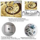 Mineral Slice Xv Large Fashion Multipanel Wall Clock, , alternate image number 3