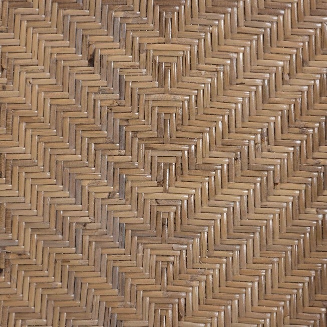 Kyoto Modern Bohemian Natural Brown Rattan 2-Piece Dining Chair Set, , alternate image number 6