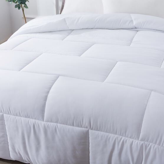 Subway Tile Down Alternative Comforter, White, , alternate image number null