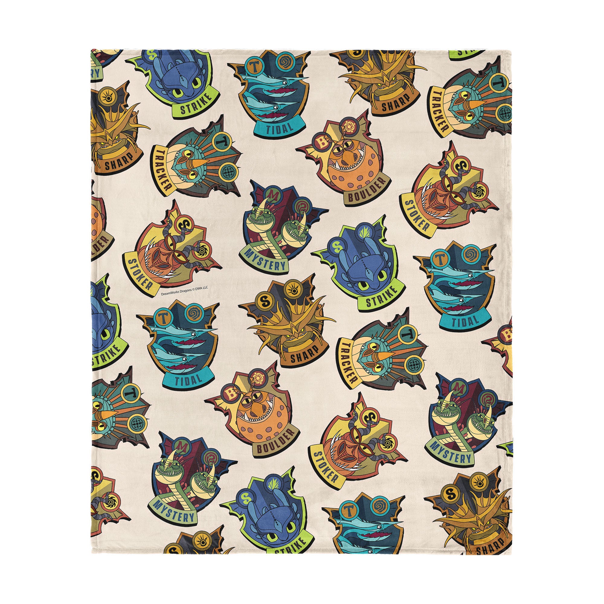 How to Train Your Dragon Silk Touch Throw Blanket 50x60 inches, BROWN, hi-res image number 0