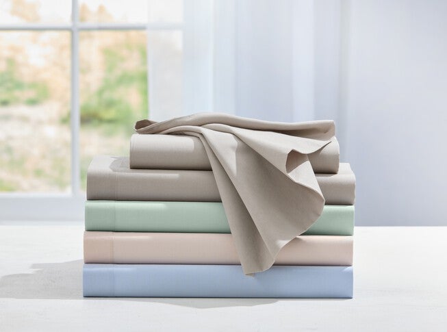 Percale Cotton Sheet Set, , on-hover image number 1