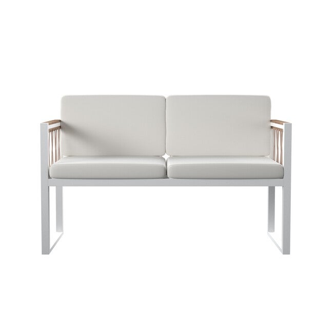 Wallmond Cushioned Outdoor Loveseat Settee, , on-hover image number null