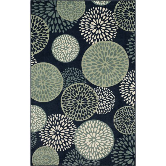 Foliage Friends Blue 5' X 8', BLUE, hi-res image number null