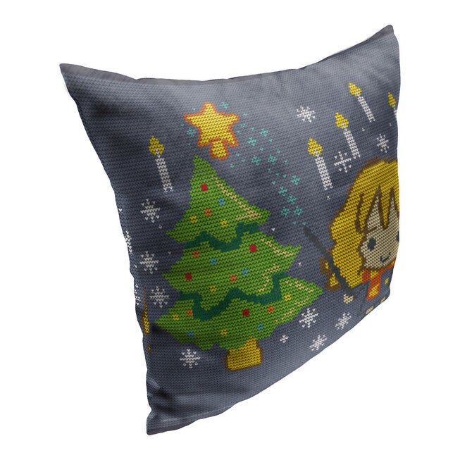 Wb Harry Potter Christmas Magic Printed Throw Pillow, , on-hover image number null