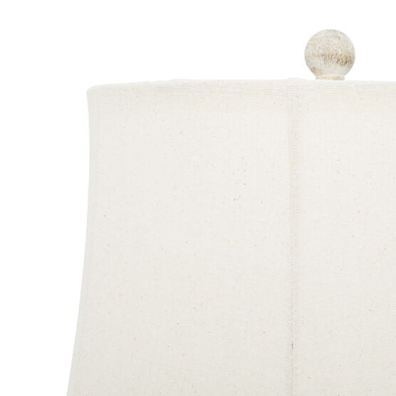 Set Of 2 White Polystone French Country Table Lamp, , alternate image number null