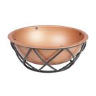 Barzelonia Round Copper Look Fire Pit, , alternate image number null