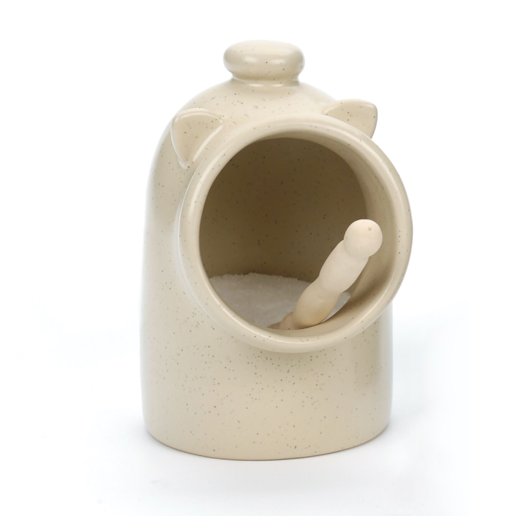 Stoneware Salt Pig - Oat, , alternate image number 5